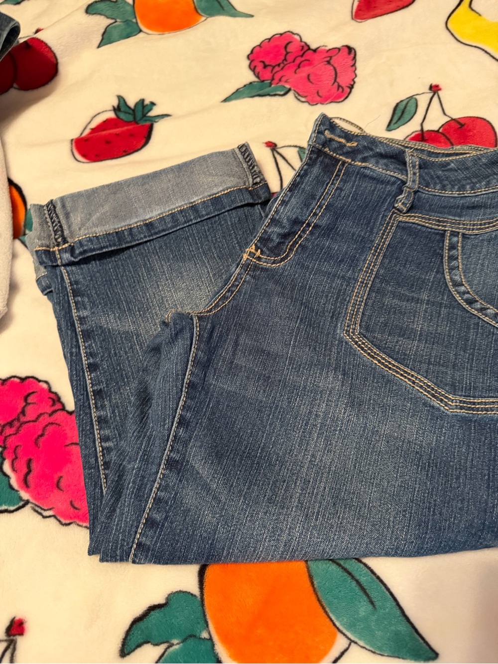Fashion Bug Blue Jean Capri